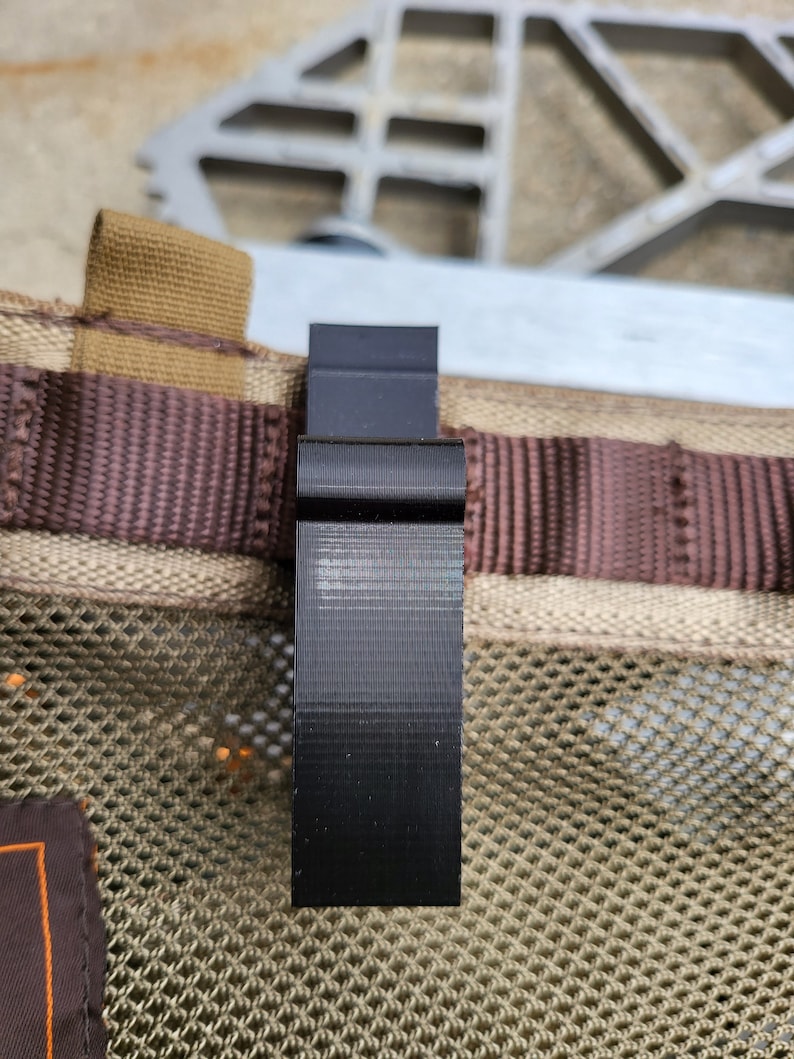 Molle Platform Belt Hook Hanger for Tethyrd Predator/XL -Trophyline EDP Platform - Saddle Hunting- (Also Web Belt) BLACK- Check for others image 6