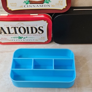 Altoids Tin Insert Organizer Tray, Art, Paint Palette, Survival, Fishing Tackle, Sewing Kit, Trinket, Pill, Hunting, Bead Organizer (#5)