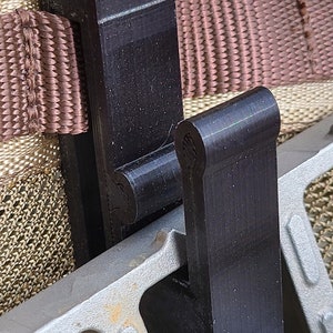 Molle Platform Belt Hook Hanger for Tethyrd Predator/XL -Trophyline EDP Platform - Saddle Hunting- (Also Web Belt) BLACK- Check for others image 2