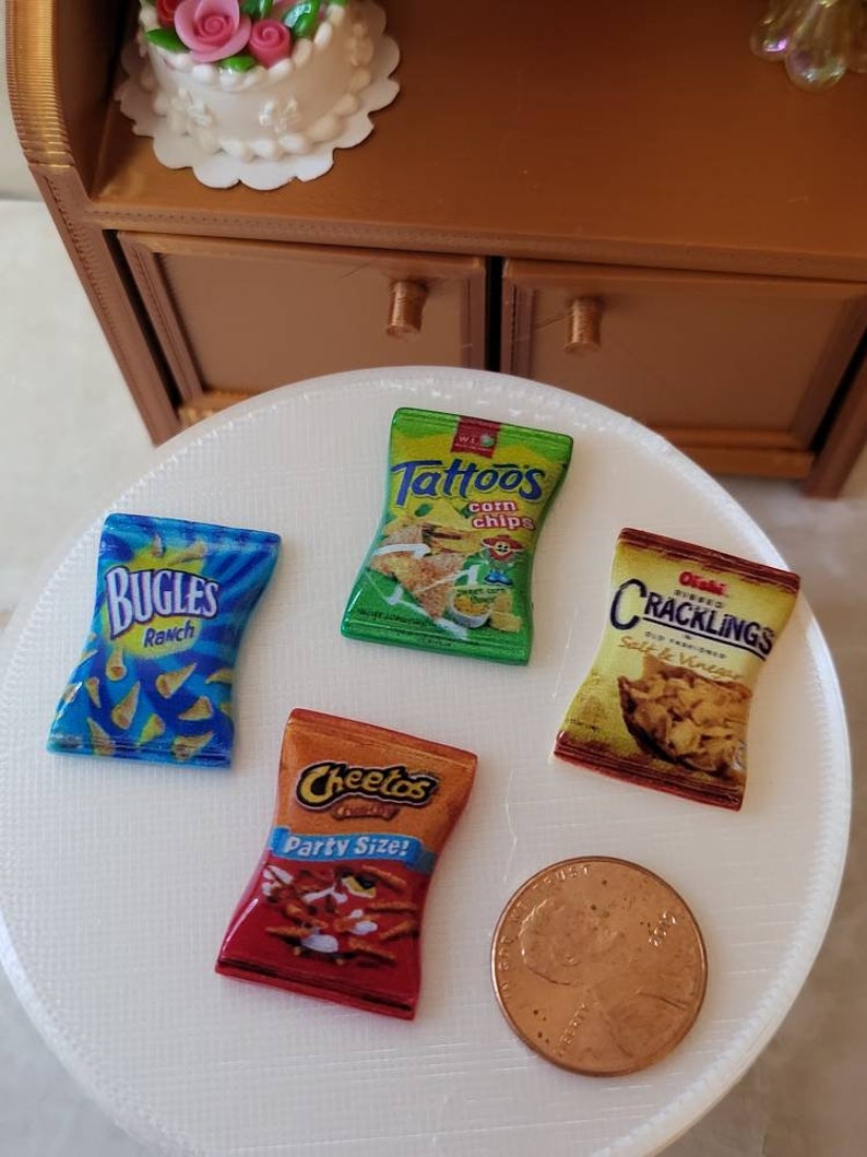 4 Miniature Potato Chips / Snacks Packs Assorted for - Etsy