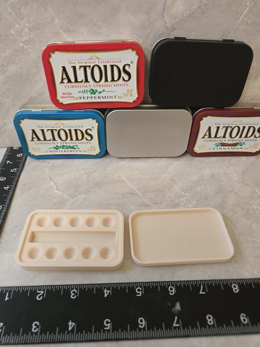Altoids Tin Insert 2 Piece Set Organizer Tray, Art, Paint Palette ...