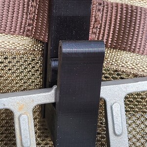Molle Platform Belt Hook Hanger for Tethyrd Predator/XL -Trophyline EDP Platform - Saddle Hunting- (Also Web Belt) BLACK- Check for others image 8