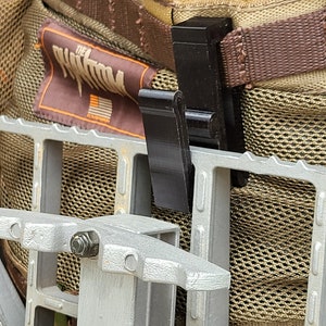 Molle Platform Belt Hook Hanger for Tethyrd Predator/XL -Trophyline EDP Platform - Saddle Hunting- (Also Web Belt) BLACK- Check for others image 9