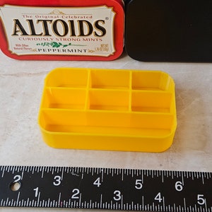 Altoids Tin Insert Organizer Tray, Art, Paint Palette, Survival, Fishing Tackle, Sewing Kit, Trinket, Pill, Hunting, Bead Organizer (#17)