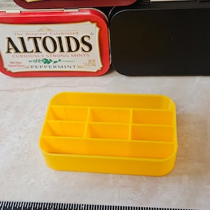 Altoids Tin Insert Organizer Tray, Art, Paint Palette, Survival, Fishing Tackle, Sewing Kit, Trinket, Pill, Hunting, Bead Organizer (#25)