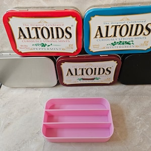 Altoids Tin Insert Organizer Tray, Art, Paint Palette, Survival, Fishing Tackle, Sewing Kit, Trinket, Pill, Hunting, Bead Organizer (#63)