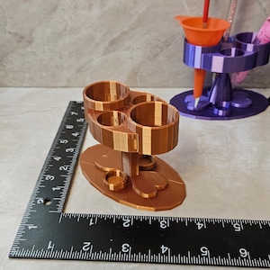 Bouteille de colle/support à outils pour créations artistiques en diamants, strass, créations en papier - Support à outils polyvalents - Soie cuivrée