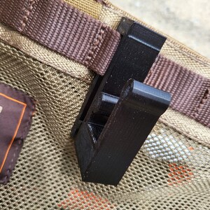 Molle Platform Belt Hook Hanger for Tethyrd Predator/XL -Trophyline EDP Platform - Saddle Hunting- (Also Web Belt) BLACK- Check for others image 7