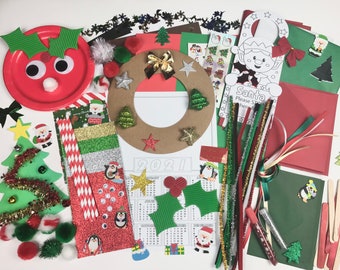 Download Christmas Craft Kit Etsy PSD Mockup Templates