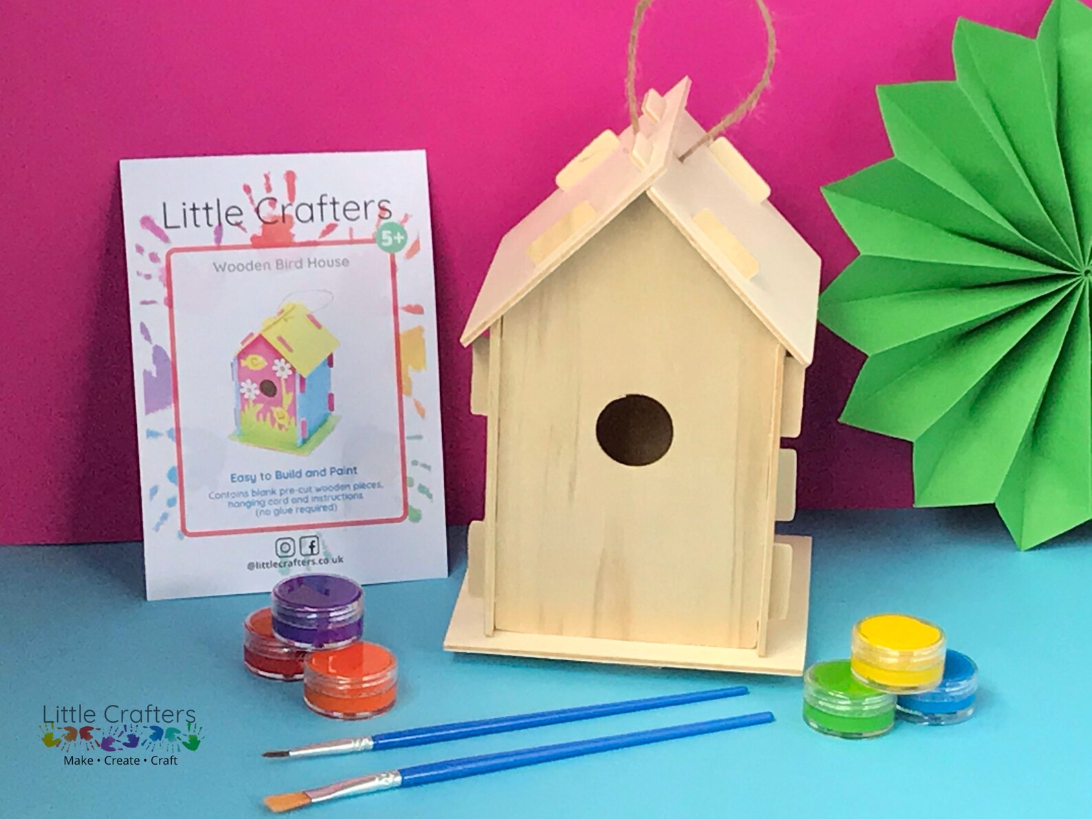 Paint your Own wooden Birdhouse Craft Set Kids Craft Kit Etsy