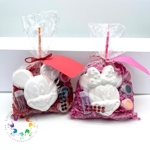 Personalised Mouse Party Bag Favours ~ Painting Set Party Packs ~ Kids Craft Kit ~ Children’s Paint Gift Set ~ Party Favours gifts