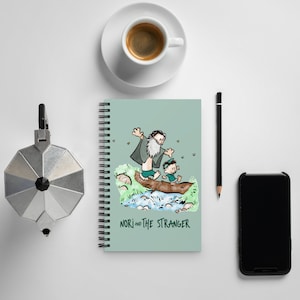 Nori Rings of Power Notebook - Spiral Bound Journal - Fantasy-Inspired Design - 120 Pages - Book Lover Gift