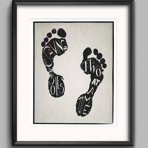 Saving Soles Footprint Printable