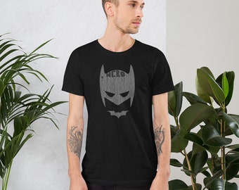 Dark Knight Hero T-Shirt - Unisex Graphic Tee - Superhero Inspired - Soft and Comfortable Cotton Shirt