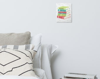 C.W. Elliot Quote Metal Print - Bookish Wall Art - Literary Home Decor - Unique Gift for Readers - Durable Aluminum Sign