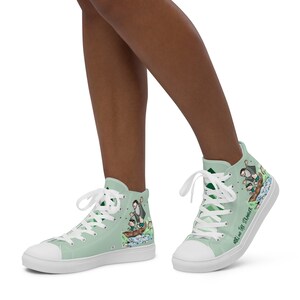 Nori Rings of Power High Top Shoes - Unisex Sneakers - Fantasy Inspired Footwear - Custom Sizes Available