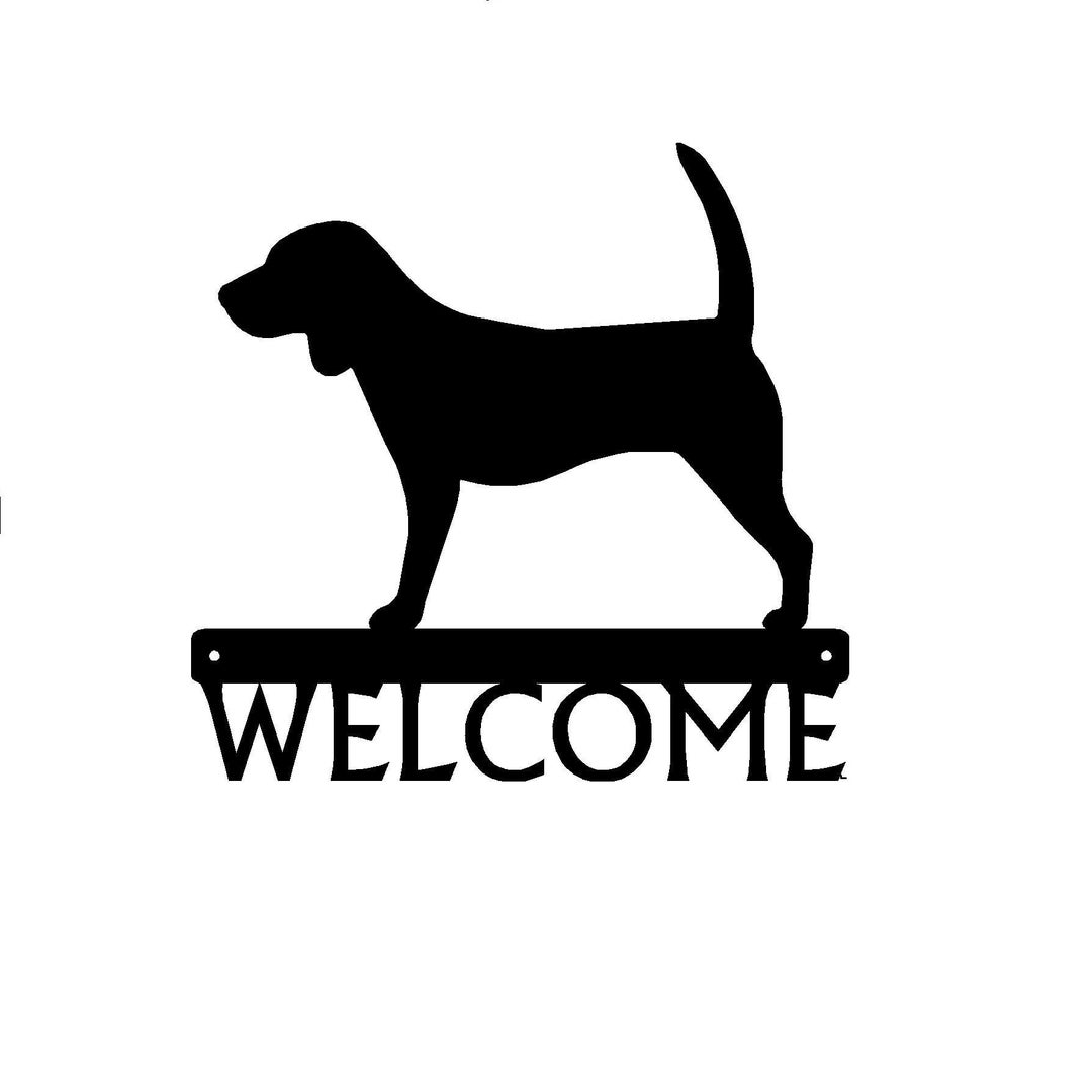 Beagle Dog Welcome Sign - Metal -12 Inches Wide - Made in USA - Etsy
