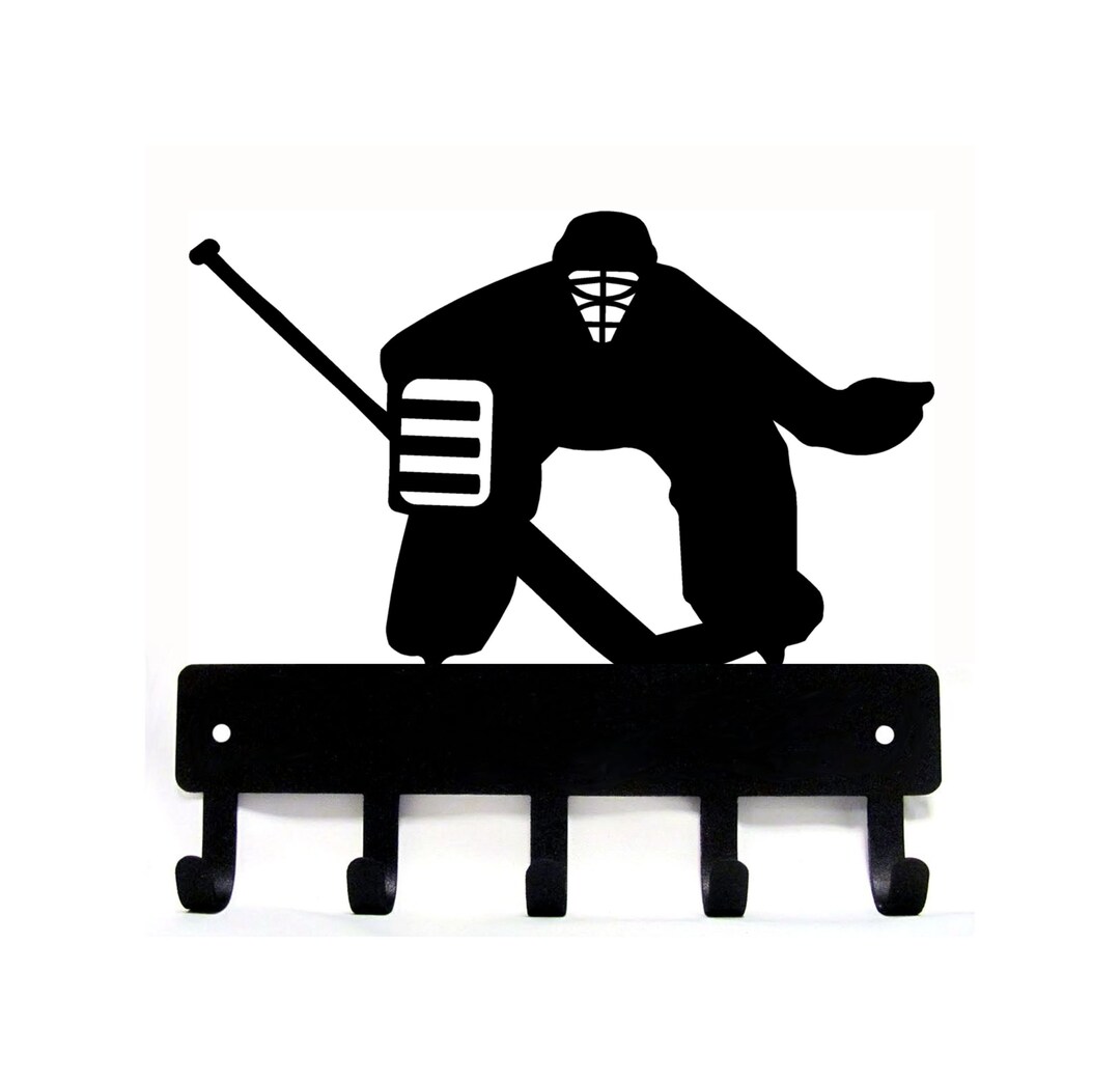 Ice Hockey Goalie Key Rack: 9 Inches Wide Metal, USA Made - Etsy