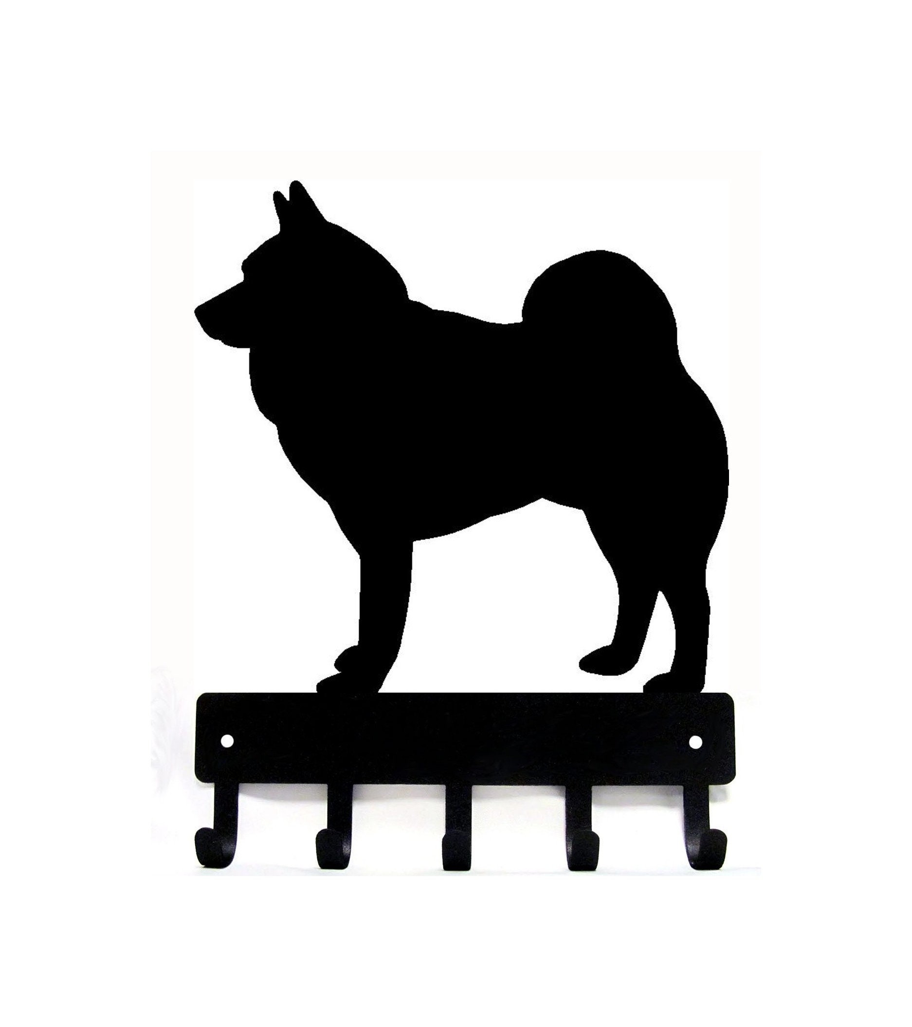 Small 6 inch German Shepherd Sitting Key Rack /& Dog Leash Hanger