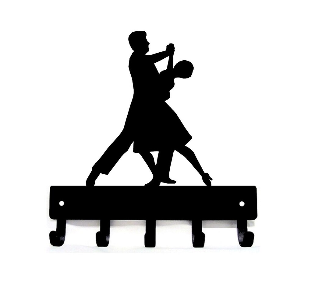 Ballroom Key Rings Ballroom Dancers Key Rack With 5 Hooks - 6 Inch Wide | Made in the USA ...