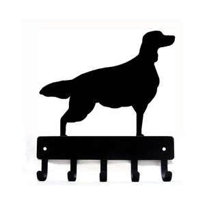 May include: Black metal key holder with a silhouette of a setter dog and five hooks.