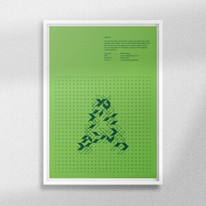 A4 &#39;Buchstabe A&#39; Druck