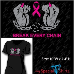 Break Every Chain Hands and Awareness Ribbon, SVG Scripture Instant Download Vector Digital Download (.svg, dxf .eps) Vinyl Transfer file