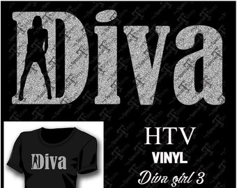 Diva Girl 3 Instant Download Vector Design Afro Beauty File African Women Digital Svg Dxf Eps Vinyl Transfer HTV Cut