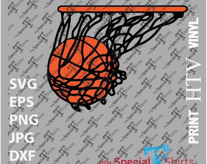 Basketball Net Instant Download SVG Design Basketball Game - Etsy