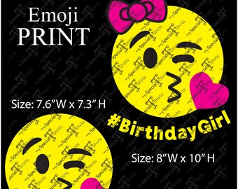 Download Emoji birthday svg | Etsy