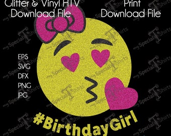 Download Emoji birthday svg | Etsy