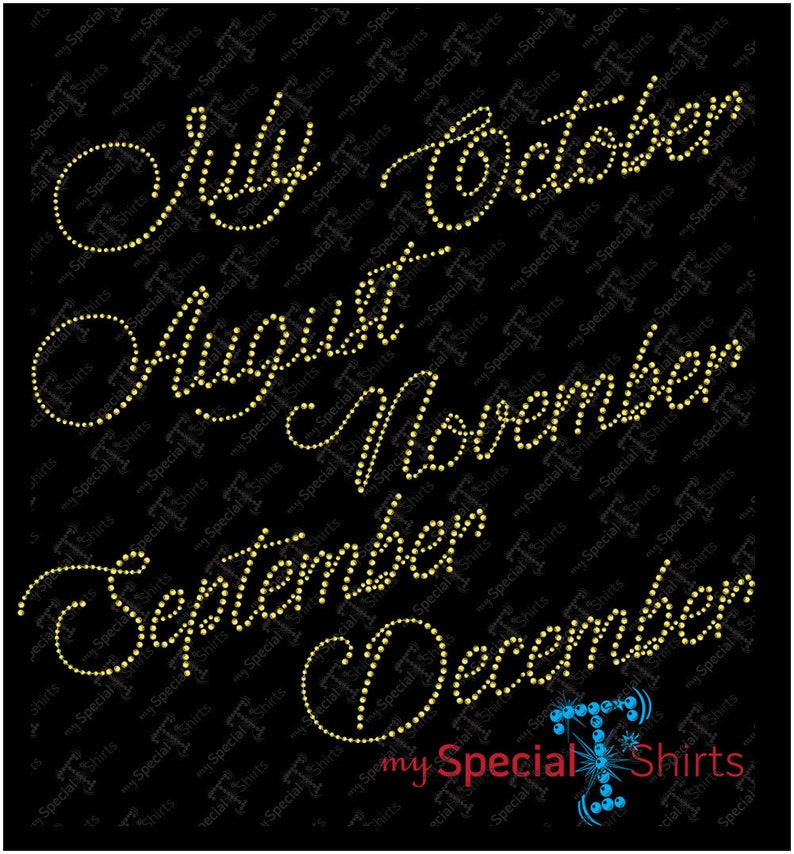 Download Birthday Slay with All Months SVG Rhinestone Design Instant | Etsy