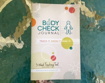 Body Check Journal - Kid's Medical Tracking Health Journal 3 week- Down syndrome, preemie, behavior, elimination diet, Keto, paleo, asthma