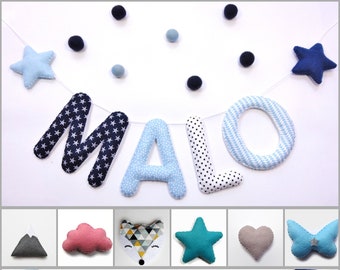 Lettre Tissu Enfant Etsy