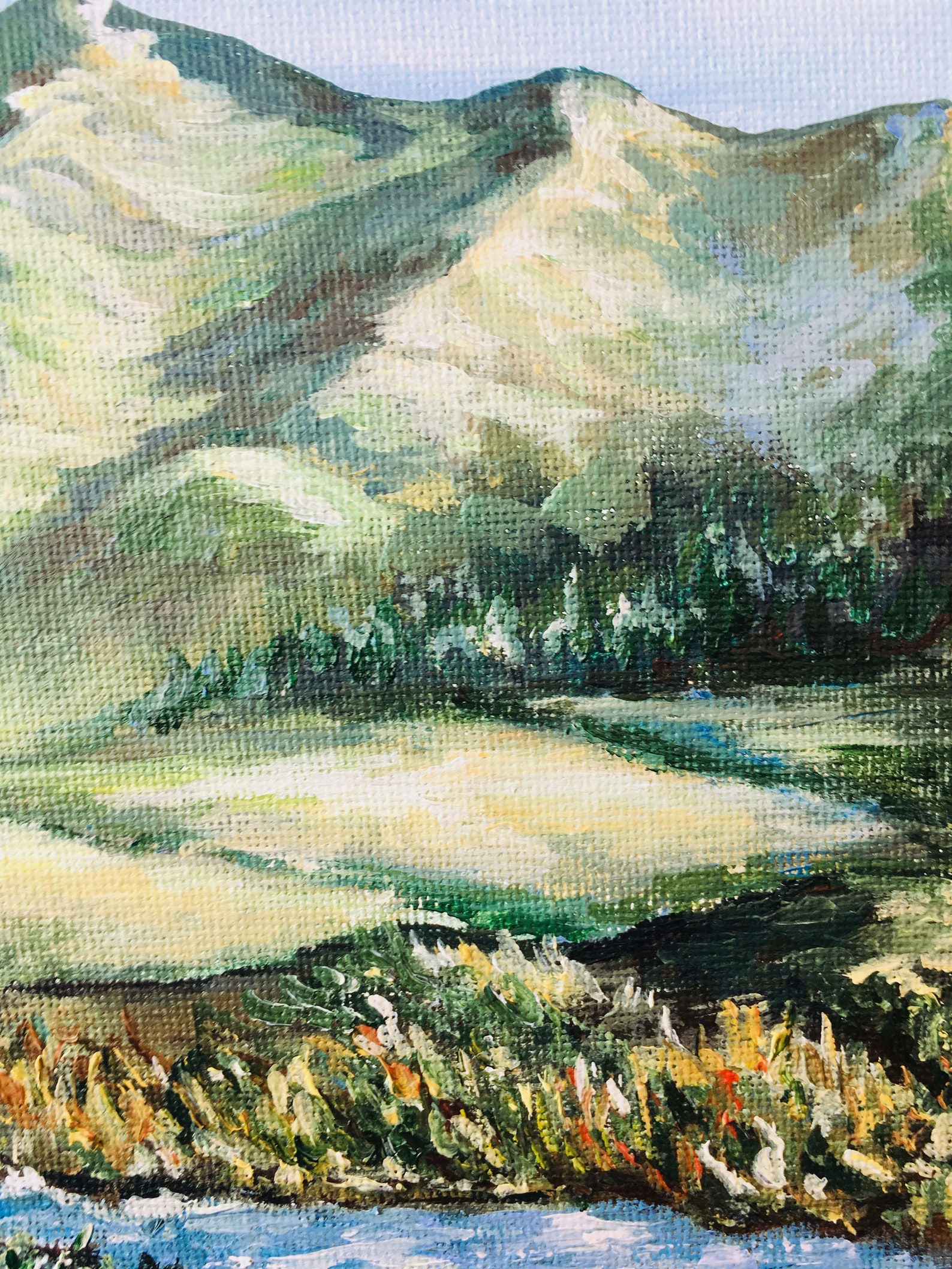 Diamond Hill Galway County Original Painting Ireland | Etsy