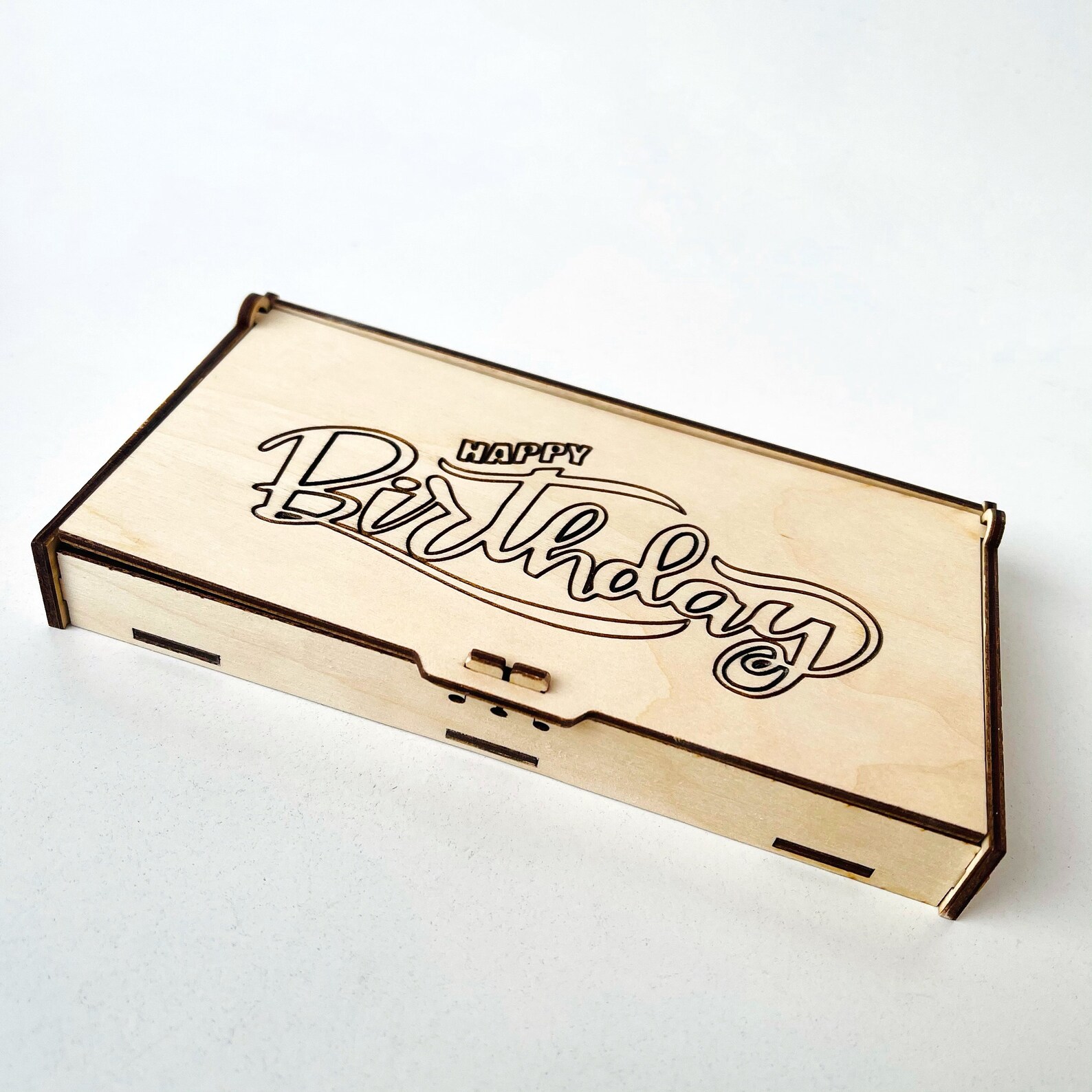 Personalised Wooden Money Gift Box. Gift Box for Cash. Money Gift