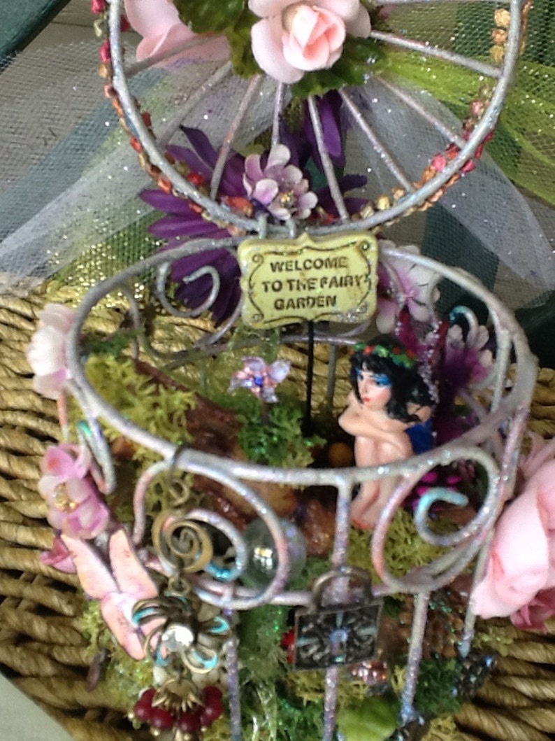 FAIRY HOUSE Birdcage Fairy Habitat Fairy Collectible Etsy