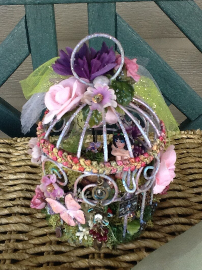 FAIRY HOUSE Birdcage Fairy Habitat Fairy Collectible Etsy