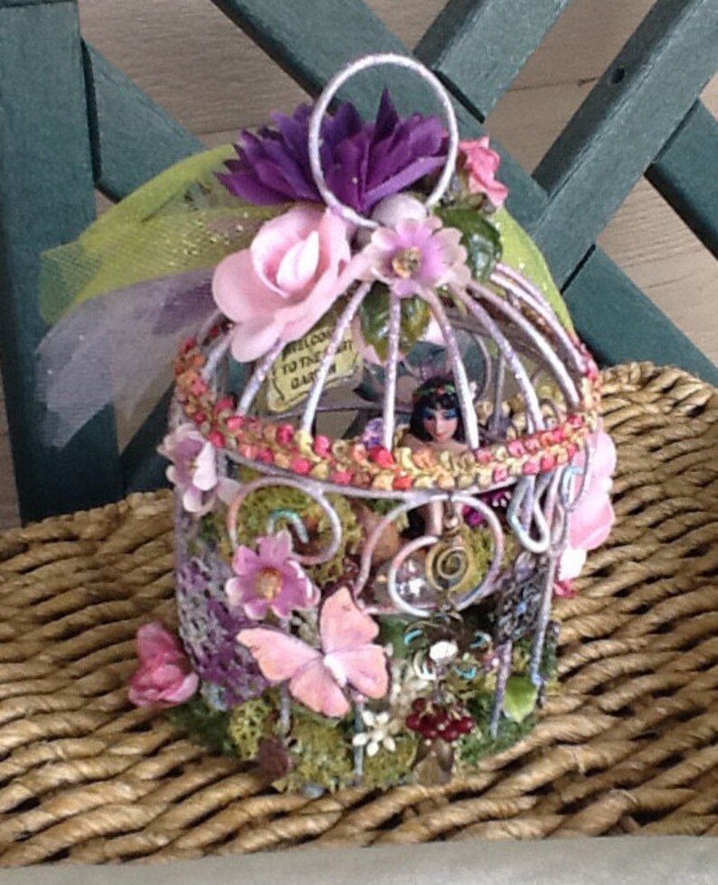 FAIRY HOUSE Birdcage Fairy Habitat Fairy Collectible Etsy