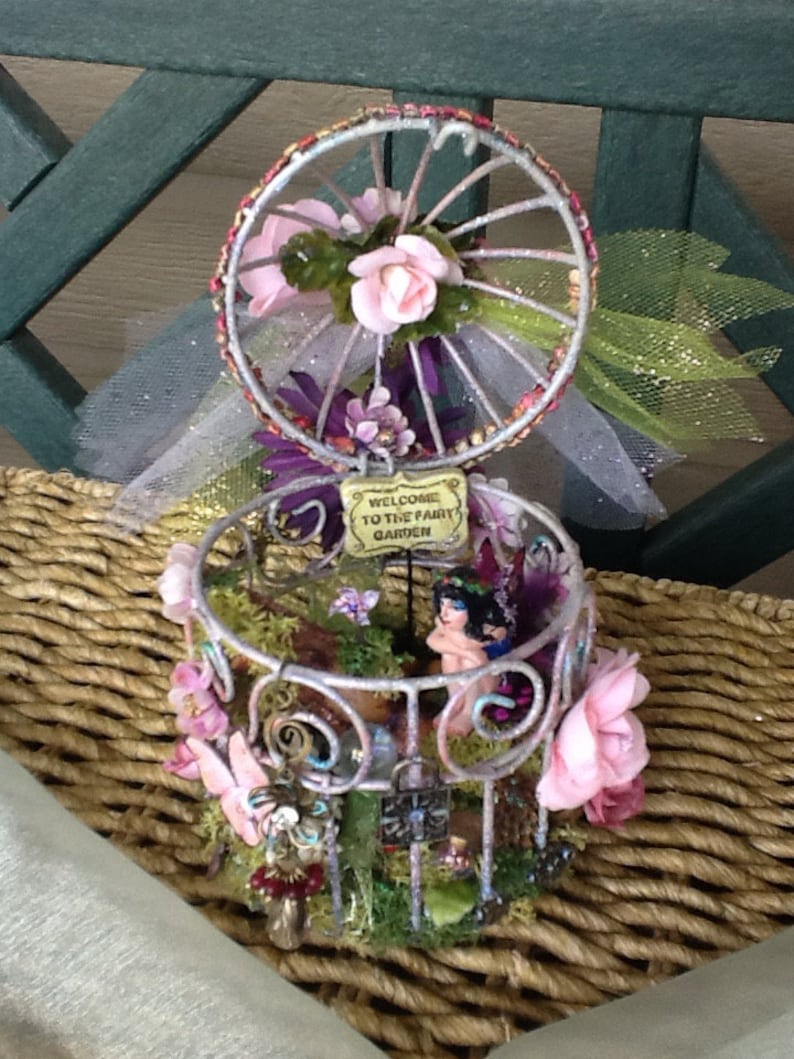 FAIRY HOUSE Birdcage Fairy Habitat Fairy Collectible Etsy