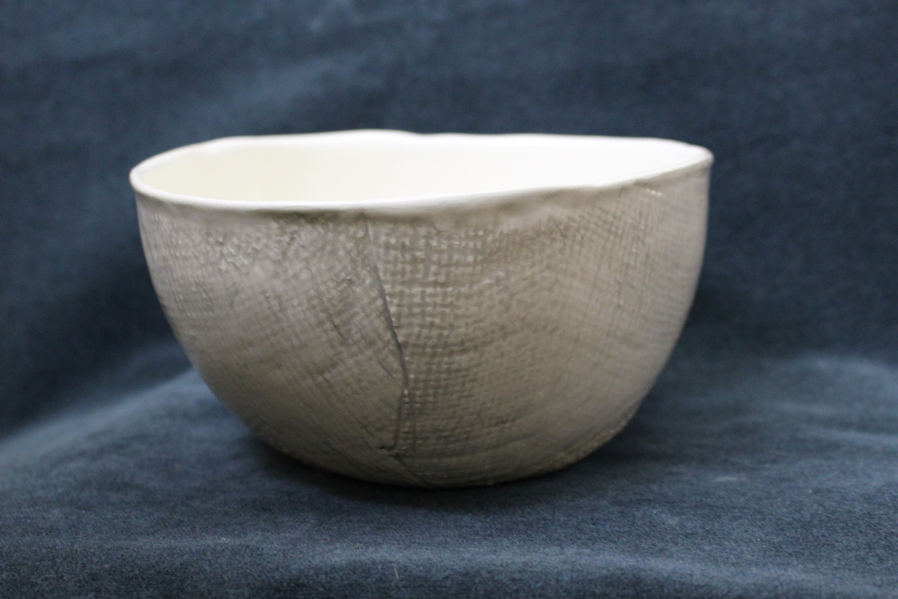 Ceramic Hand Built Textured Bowl Etsy