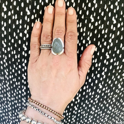 Oval Leland blue stone shops ring