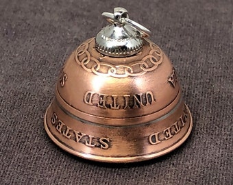 Copper Tribute Coin Bell: 1793 US Chain Cent Replica