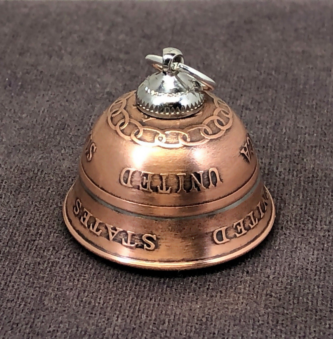 Copper Tribute Coin Bell 1793 Us Chain Cent Replica