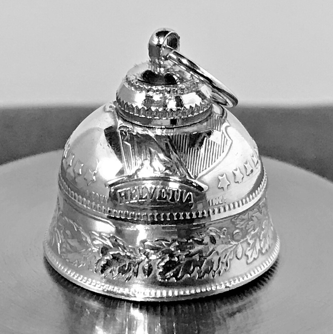 Swiss 1 Franc Silver Coin Bell: Helvetia Collectable Bell - Etsy