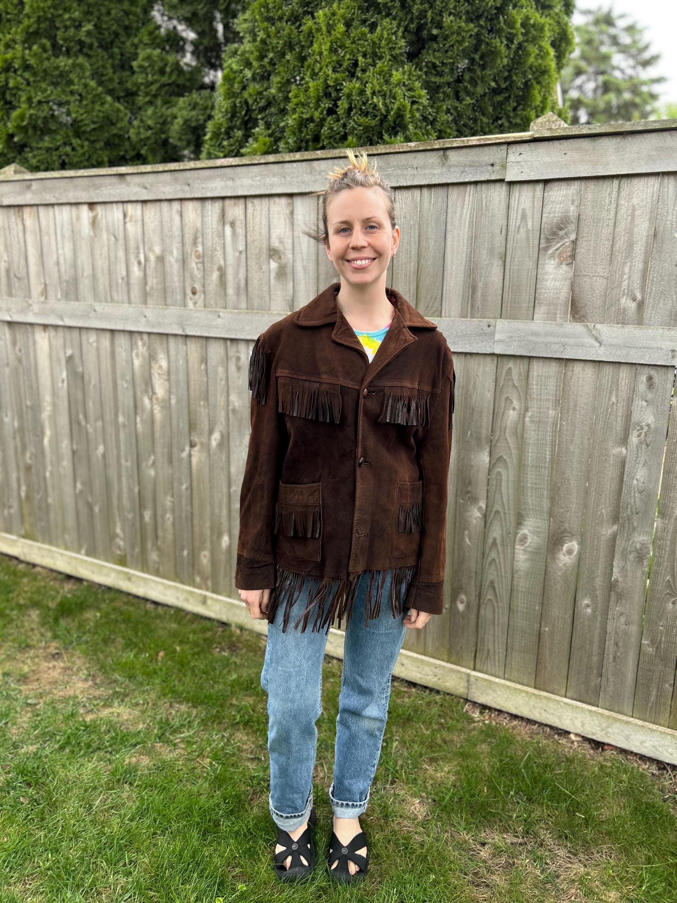 60's VINTAGE Custom Coat DEERSKIN ディアスキン Dating a vintage jacket: Anyone familiar with Custom coat