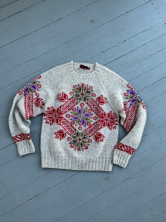Vintage designer ski sweater - Gem
