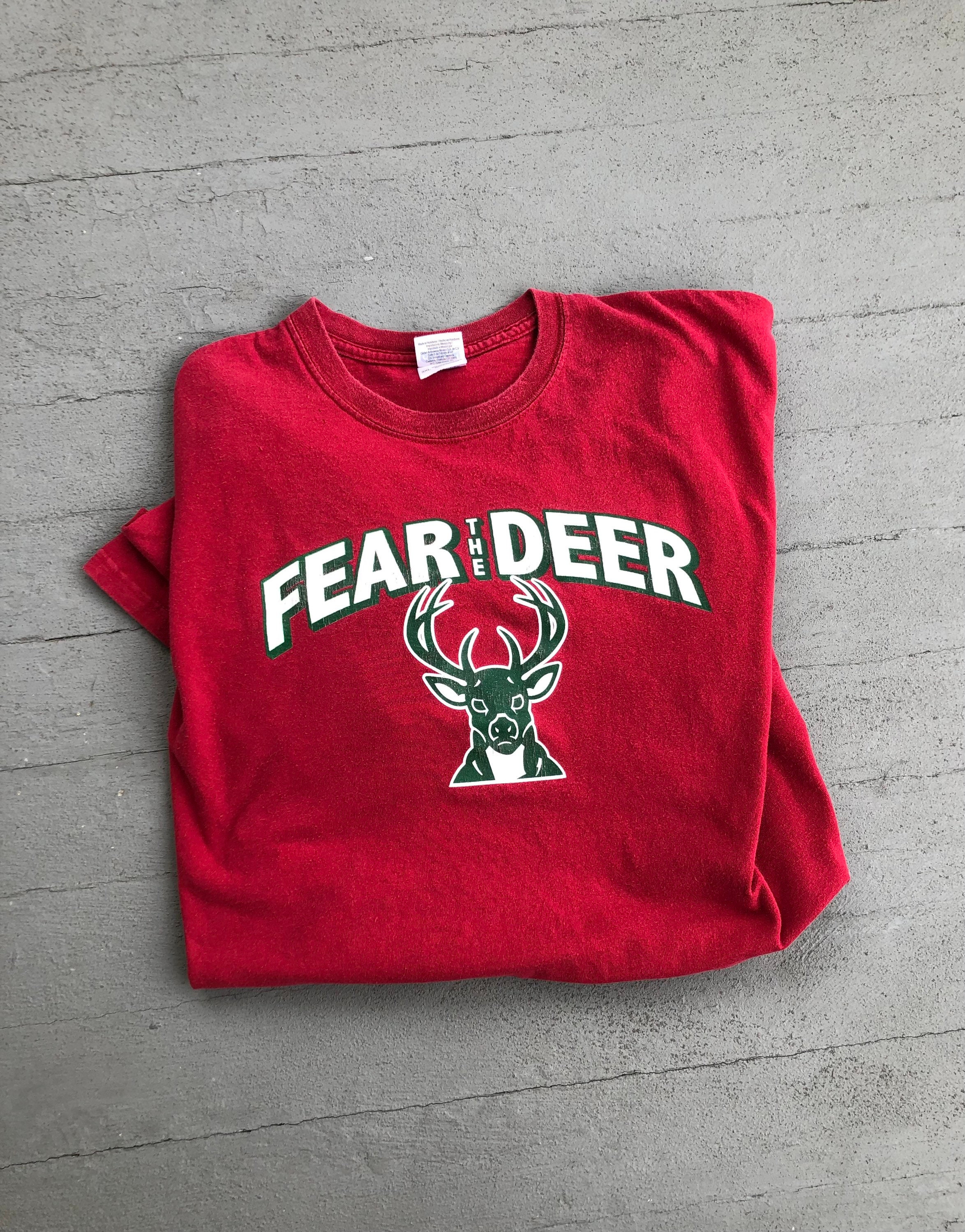 Buy Milwaukee Bucks Fear The Deer Shirt For Free Shipping CUSTOM XMAS  PRODUCT COMPANY