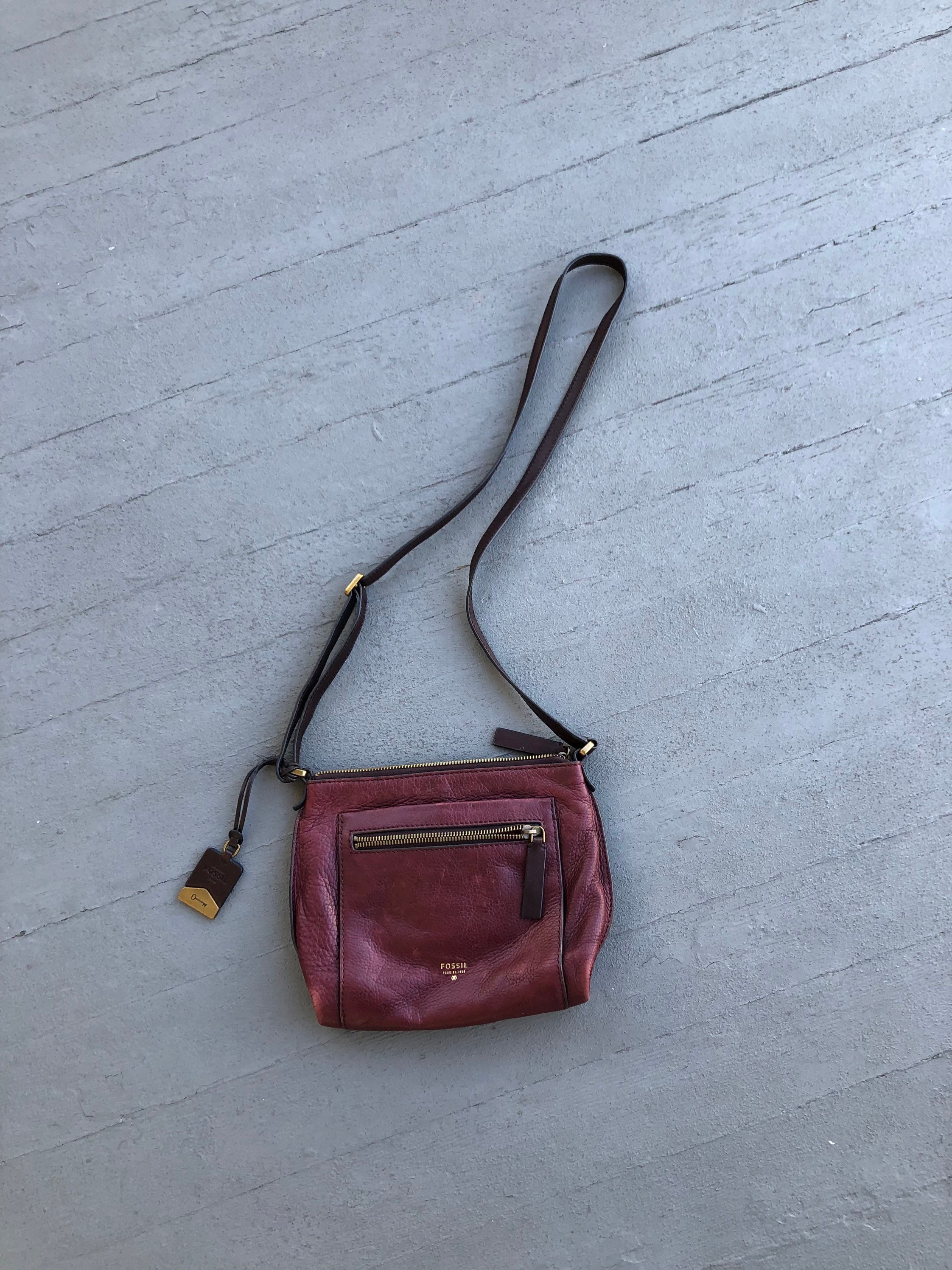 Huipil Luna Fringe Bag purse cross body suede tan