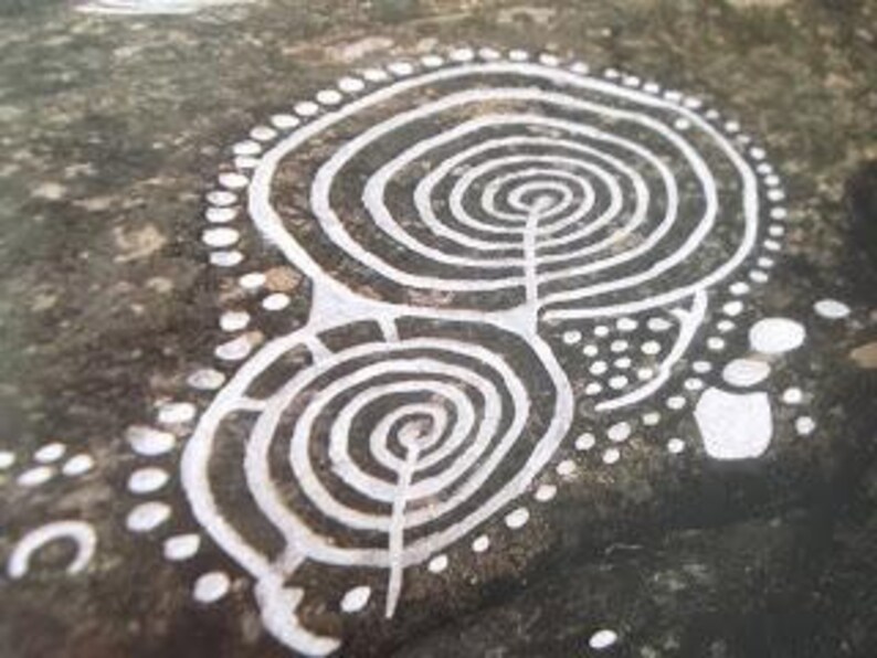Prehistoric Star Map Based Upon Motives From Galicia in Spain From ...